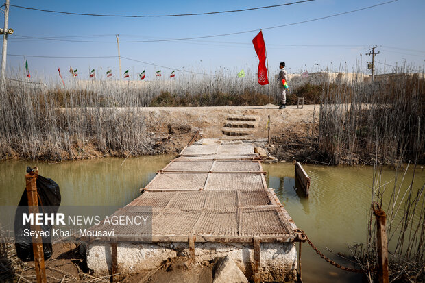 راهیان نور در یادمان شهدای والفجر ۸