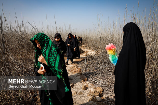 راهیان نور در یادمان شهدای والفجر ۸