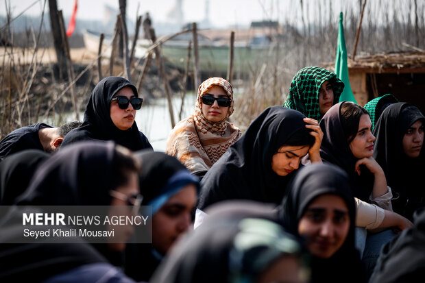 راهیان نور در یادمان شهدای والفجر ۸