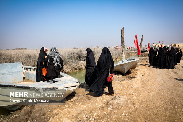 راهیان نور در یادمان شهدای والفجر ۸