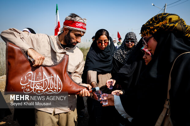 راهیان نور در یادمان شهدای والفجر ۸