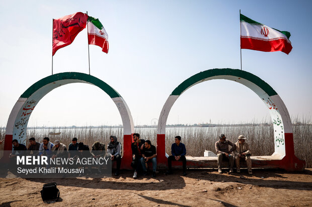 راهیان نور در یادمان شهدای والفجر ۸