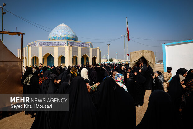 راهیان نور در یادمان شهدای والفجر ۸