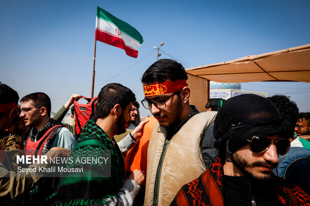 راهیان نور در یادمان شهدای والفجر ۸