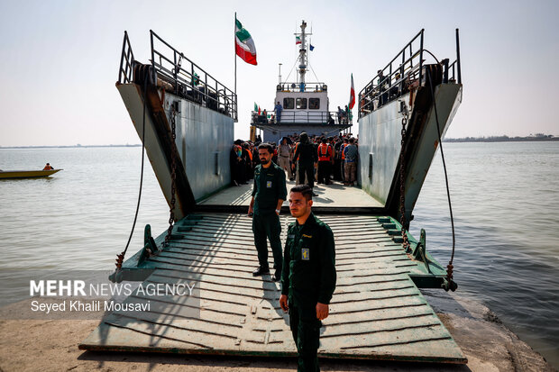 راهیان نور در یادمان شهدای والفجر ۸