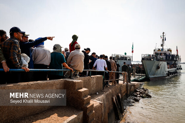 راهیان نور در یادمان شهدای والفجر ۸