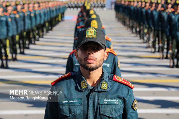 مراسم دانش آموختگی دانشگاه علوم انتظامی