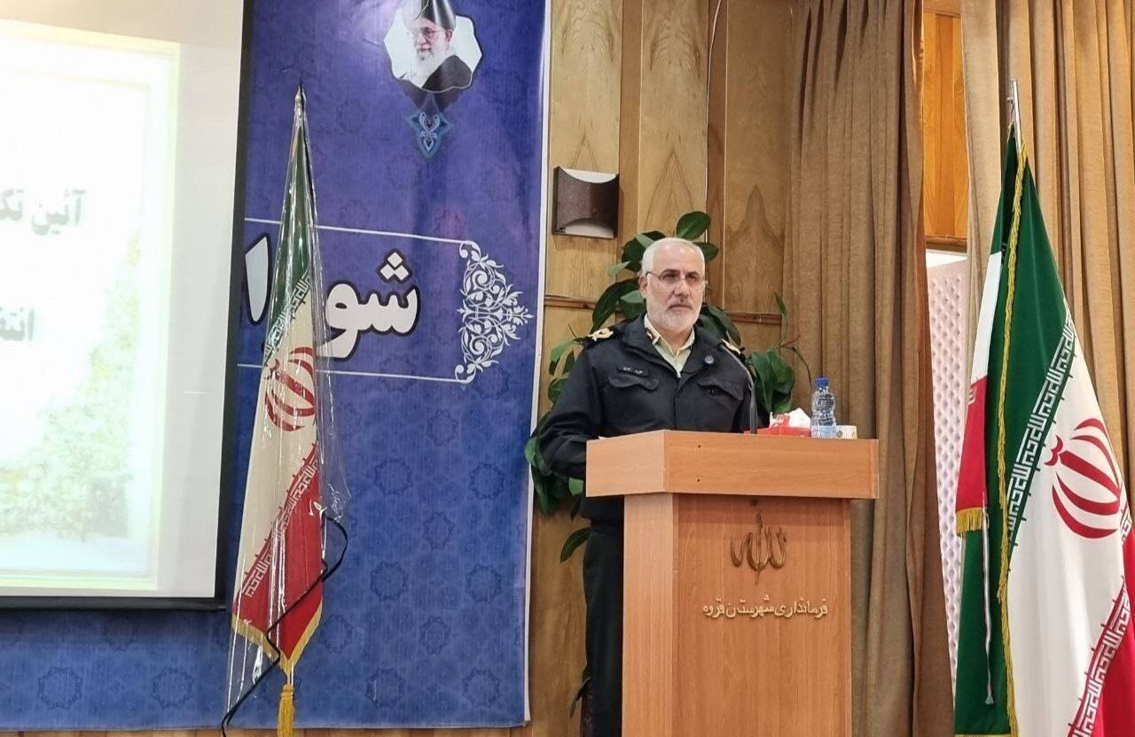 انتظامي،فرمانده،پليس،شهرستان،قروه،امنيت،كردستان،خدمت،تأكيد،د ...