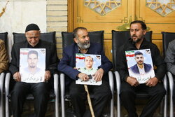 چهلم شهدای فتنه آمریکایی صهیونی در حرم بانوی کرامت