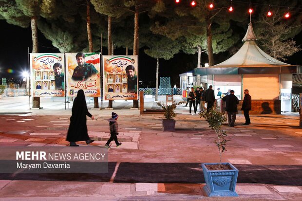 مراسم اربعین شهدای مدافع امنیت در خراسان شمالی