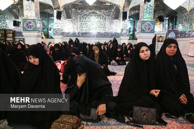 مراسم اربعین شهدای مدافع امنیت در خراسان شمالی