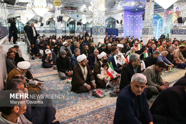 مراسم اربعین شهدای مدافع امنیت در خراسان شمالی