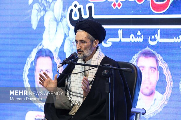 مراسم اربعین شهدای مدافع امنیت در خراسان شمالی