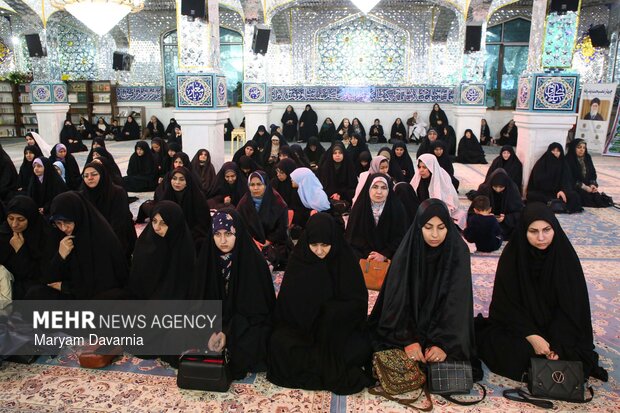 مراسم اربعین شهدای مدافع امنیت در خراسان شمالی