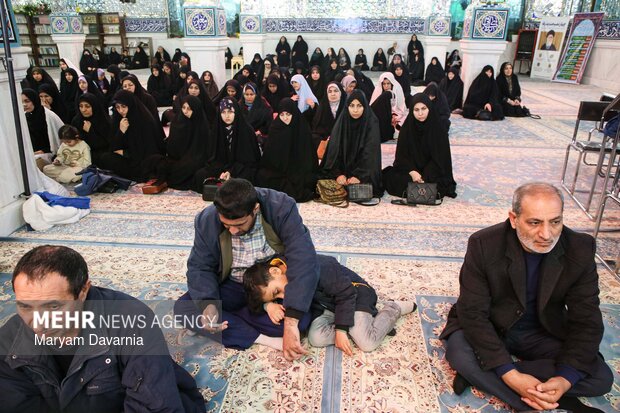 مراسم اربعین شهدای مدافع امنیت در خراسان شمالی