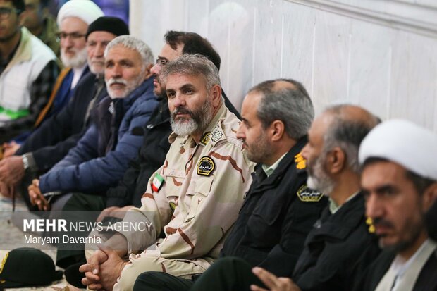 مراسم اربعین شهدای مدافع امنیت در خراسان شمالی