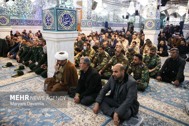 مراسم اربعین شهدای مدافع امنیت در خراسان شمالی