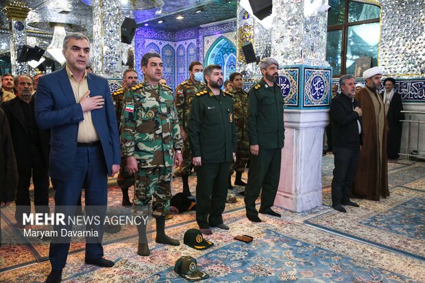 مراسم اربعین شهدای مدافع امنیت در خراسان شمالی