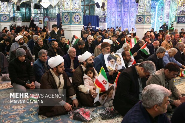 مراسم اربعین شهدای مدافع امنیت در خراسان شمالی