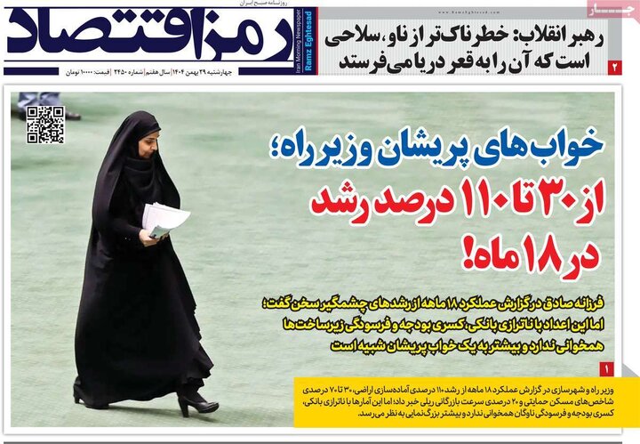 روزنامه های اقتصادی 29 بهمن