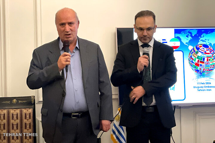 Uruguay presents football shirts to Iran in gesture of sporting friendship