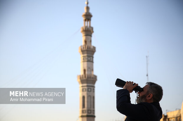 استهلال ماه مبارک رمضان در مسجد جمکران