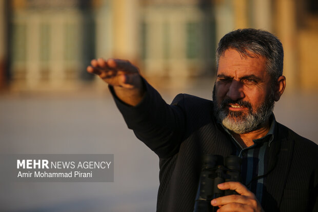 استهلال ماه مبارک رمضان در مسجد جمکران