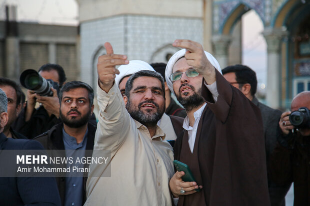 استهلال ماه مبارک رمضان در مسجد جمکران