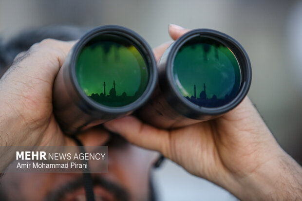 استهلال ماه مبارک رمضان در مسجد جمکران