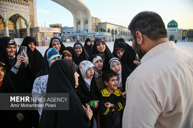 استهلال ماه مبارک رمضان در مسجد جمکران