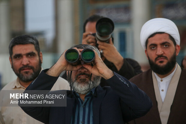 استهلال ماه مبارک رمضان در مسجد جمکران