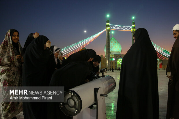 استهلال ماه مبارک رمضان در مسجد جمکران
