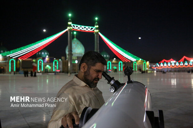 استهلال ماه مبارک رمضان در مسجد جمکران
