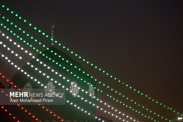 استهلال ماه مبارک رمضان در مسجد جمکران