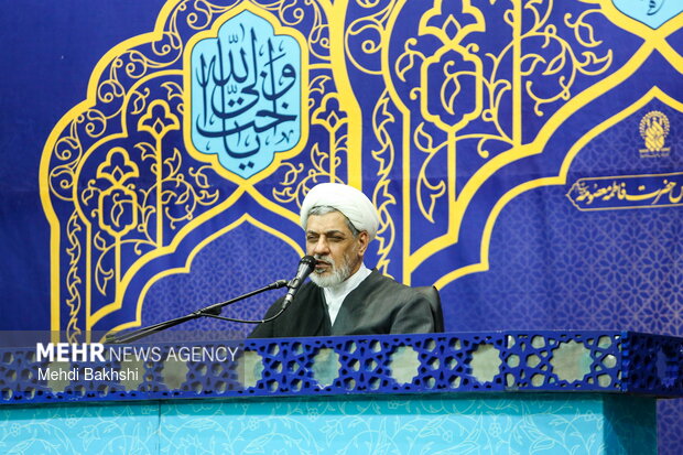 چهلم شهدای فتنه آمریکایی صهیونی در حرم بانوی کرامت