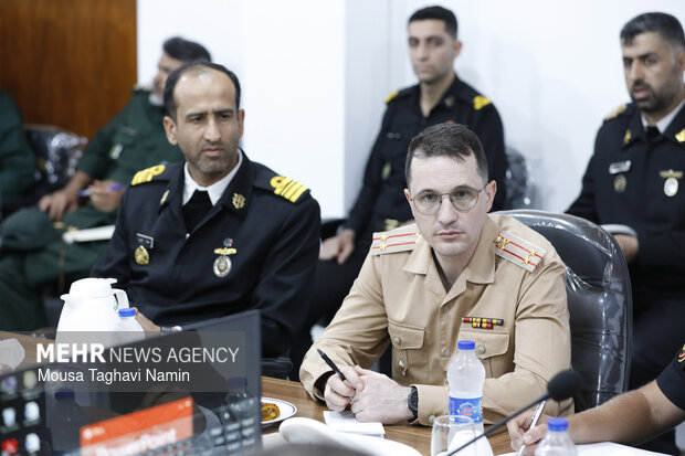 نشست توجیهی رزمایش مرکب دریایی ایران و روسیه در بندرعباس