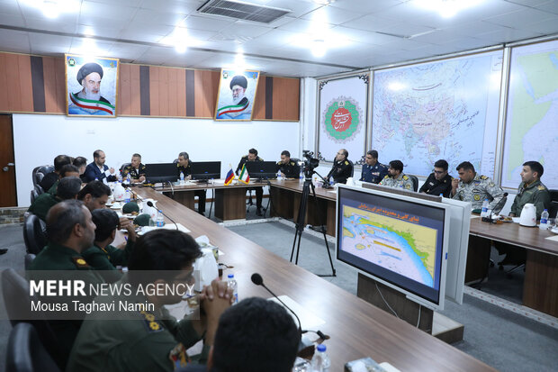 نشست توجیهی رزمایش مرکب دریایی ایران و روسیه در بندرعباس