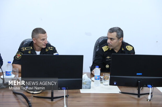 نشست توجیهی رزمایش مرکب دریایی ایران و روسیه در بندرعباس