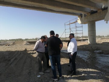 آخرین وضعیت اجرایی پل آبنما کنخ بررسی شد