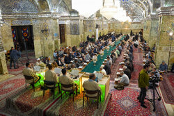 مراسم جزء خوانی قرآن کریم در حرم شاهچراغ(ع)