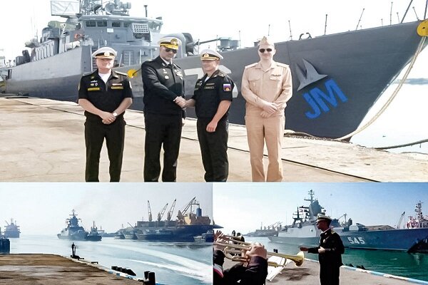 مناورات بحرية إيرانية روسية في بحر عُمان والمحيط الهندي، في إطار مناورة رادعة