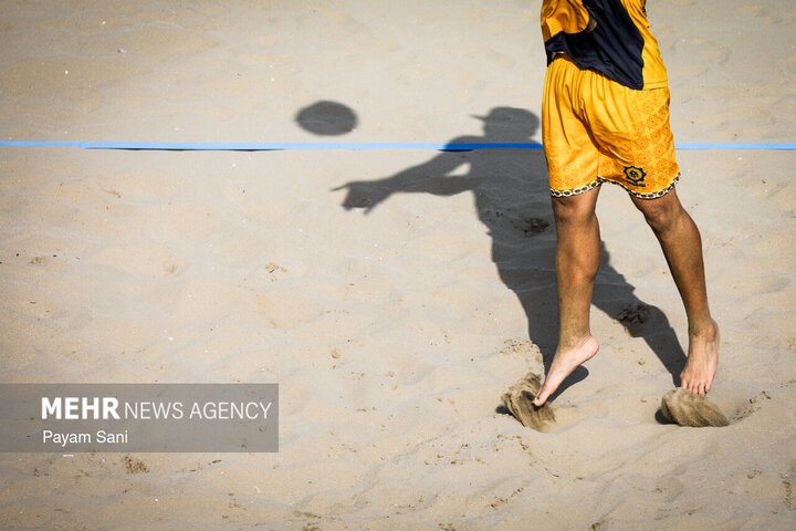 روز اول مرحله نهایی لیگ برتر والیبال ساحلی