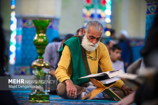 مراسم جزء خوانی قرآن کریم در یزد