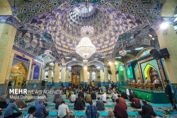 مراسم جزء خوانی قرآن کریم در یزد