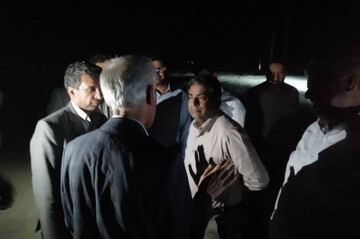 بازدید معاون عمرانی استانداری هرمزگان از قطعات محور بندرلنگه–رستاق