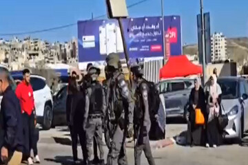 حمله نظامیان اسرائیلی به خبرنگاران در گذرگاه قلندیا+فیلم