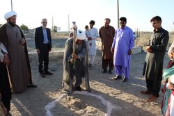 برگزاری آیین کلنگ‌زنی مسجد روستای گزگر