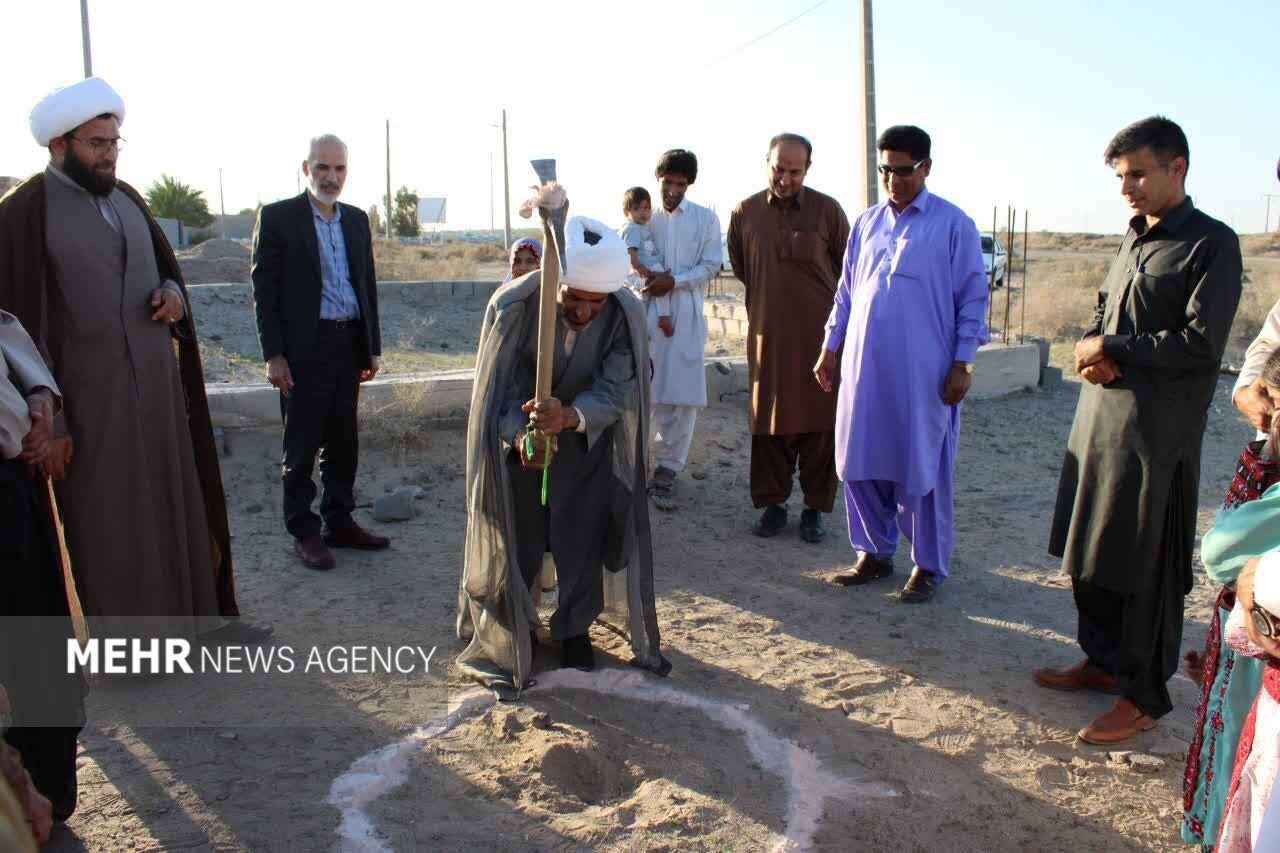برگزاری آیین کلنگ‌زنی مسجد روستای گزگر
