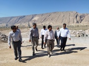 بازدید معاون عمرانی استانداری هرمزگان از طرح‌های شهرستان بستک