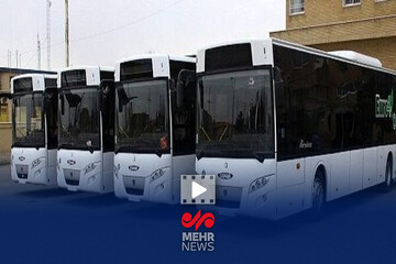 اتوبوس‌های ۱۸ متری وارد ناوگان حمل‌ونقل تهران شد